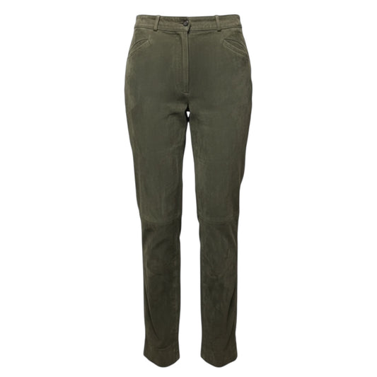 100% Suede Pants By Carlisle In Green, Size: 4