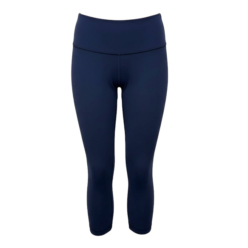 Athletic Capris By Lululemon In Navy, Size: 4