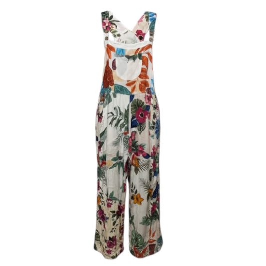 Overalls By Sacred Threads  In Floral Print, Size: S/M