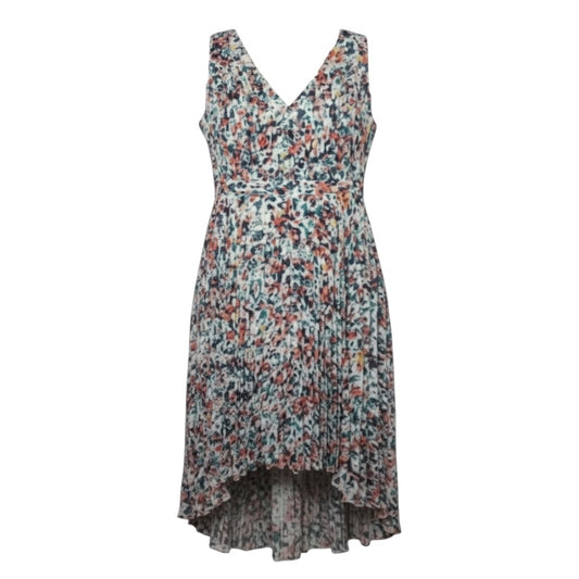 Evanthe Pleated Floral Dress By Plenty by Tracy Reese X Anthropologie In Multi-colored, Size: 10