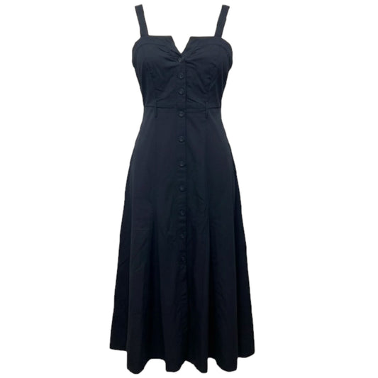 McKinley Button-Front Midi Dress By ASTR The Label In Navy, Size: M