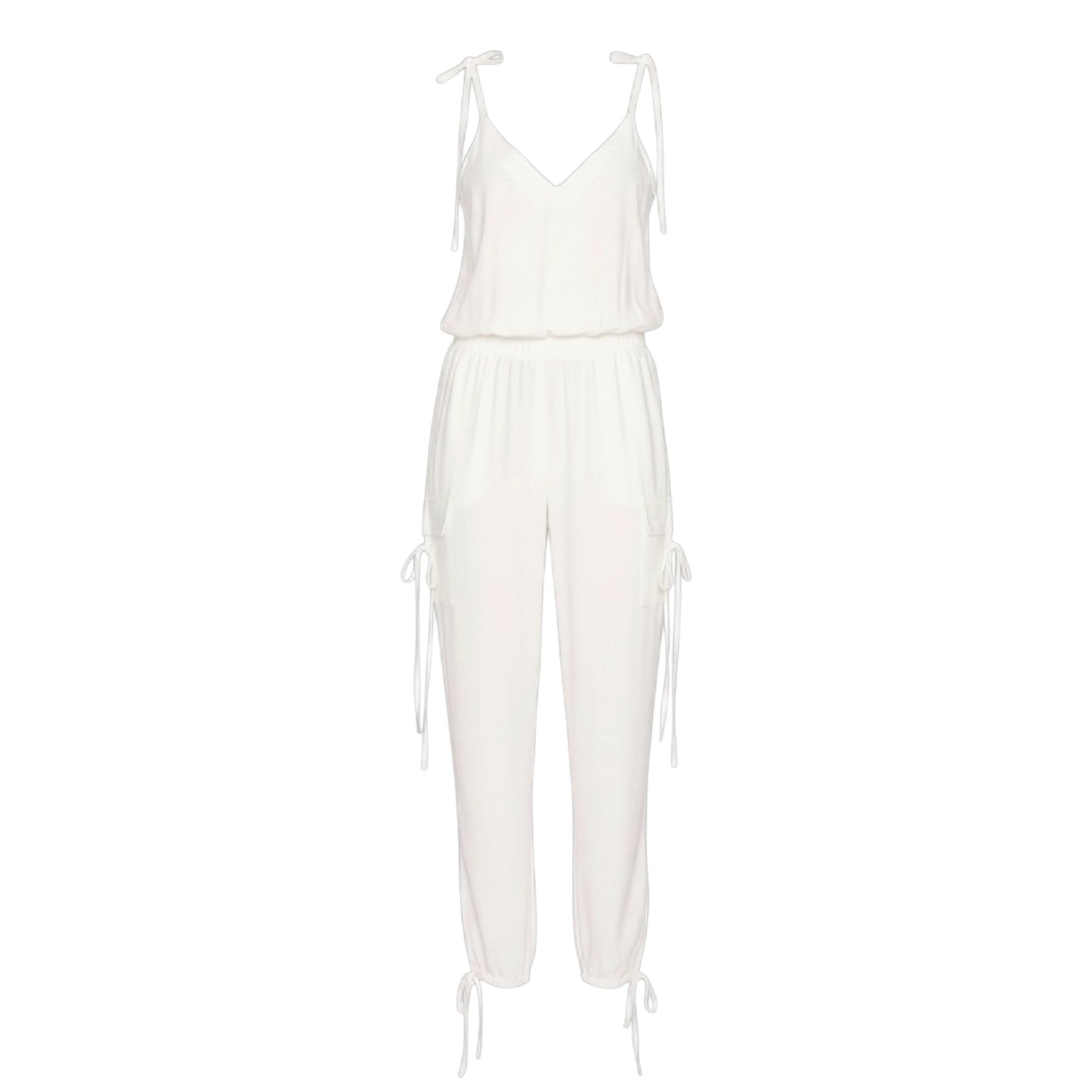 Josietta Jumpsuit By Amanda Uprichard In White, Size: L