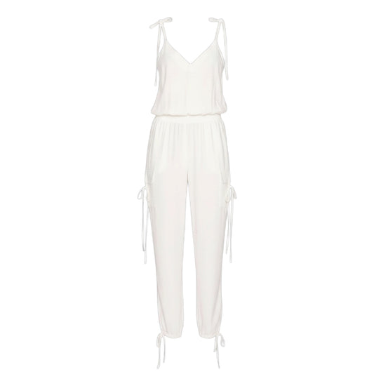 Josietta Jumpsuit By Amanda Uprichard In White, Size: L
