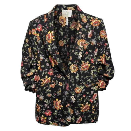 Kylie 3/4-Sleeve Blazer By Cinq A Sept In Provence Floral Print, Size: 6