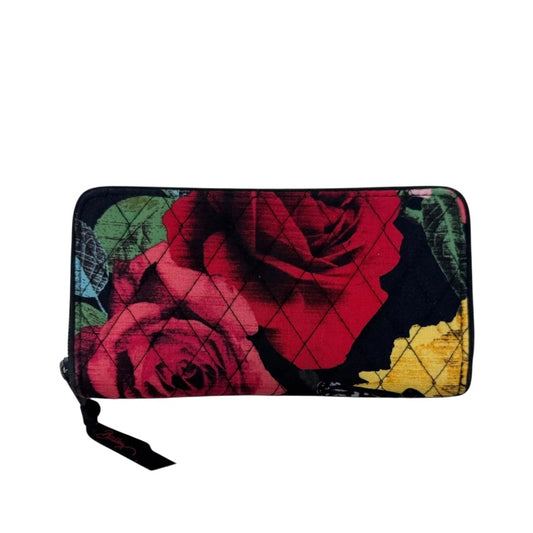 Georgia Wallet In Havana Rose By Vera Bradley, Size: Large
