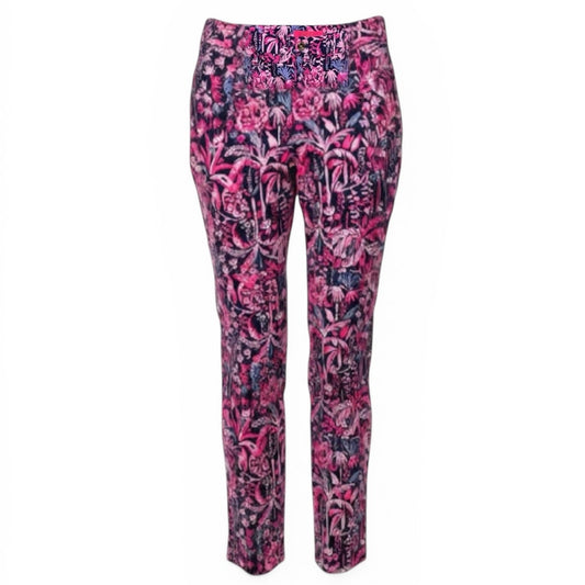 Kelly Skinny Ankle Pants Designer By Lilly Pulitzer In Bright Navy Swing of Things, Size: 6