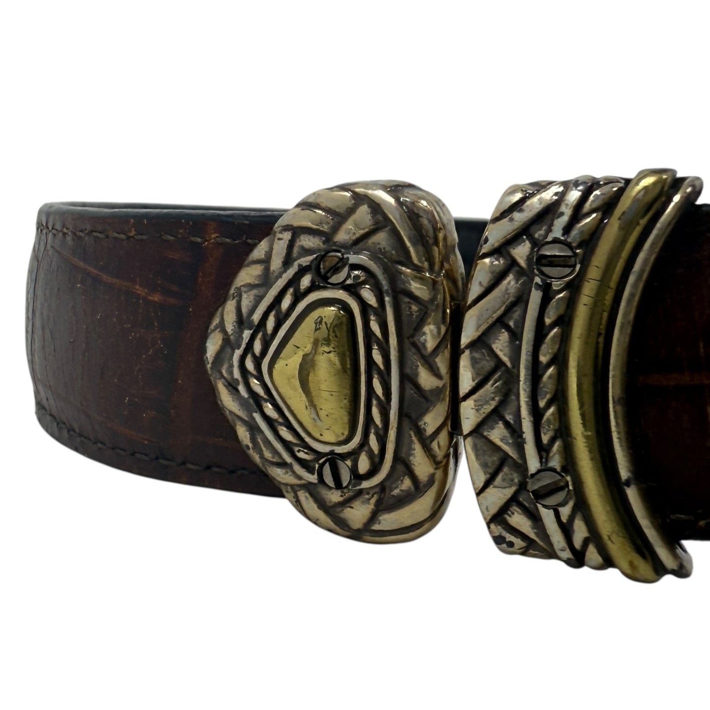 Marcus Two-Tone Reversible Belt By Brighton, Size: Small