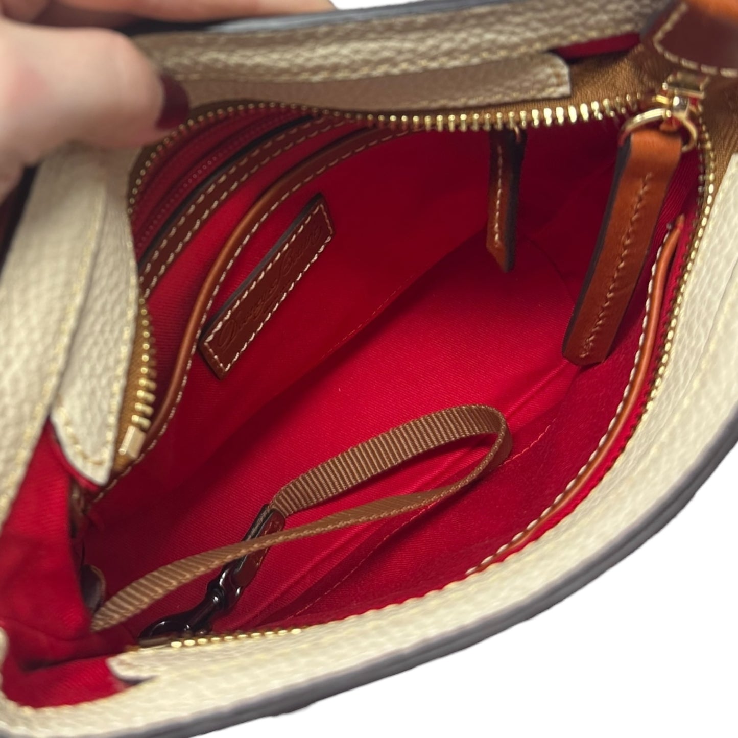 Small Zip Crossbody Handbag Designer By Dooney And Bourke, Size: Small