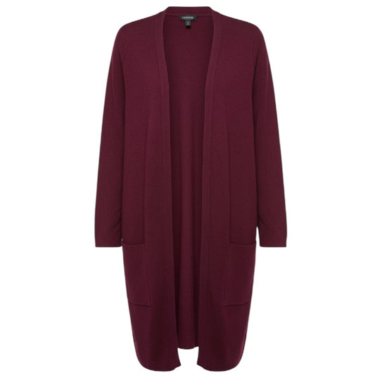 Everyday Soft Duster Open Front Sweater By Torrid In Purple, Size: 2X