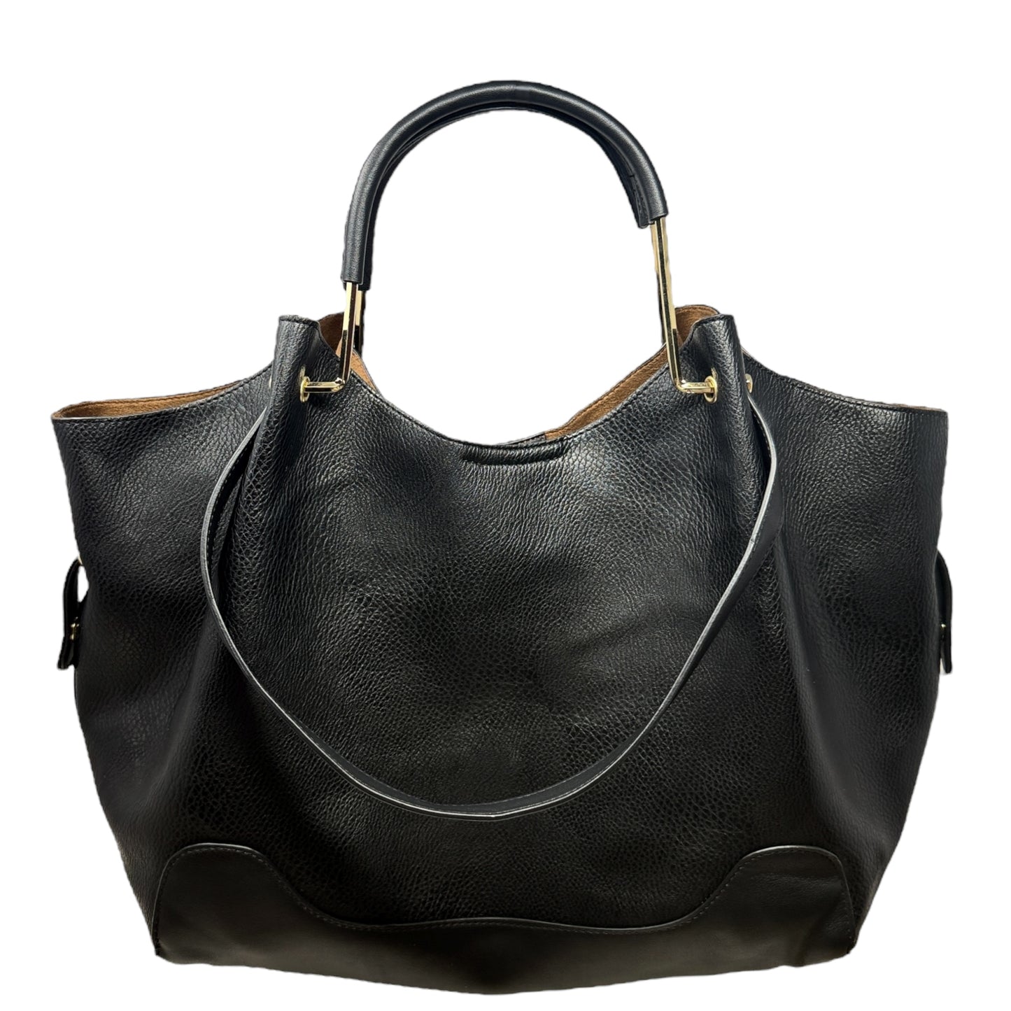 Squared Hobo Tote Designer By Sondra Roberts, Size: Medium
