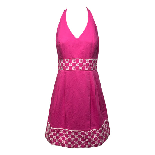 Halter Dress Casual Short By Vineyard Vines For Kentucky Derby In Pink, Size: 6