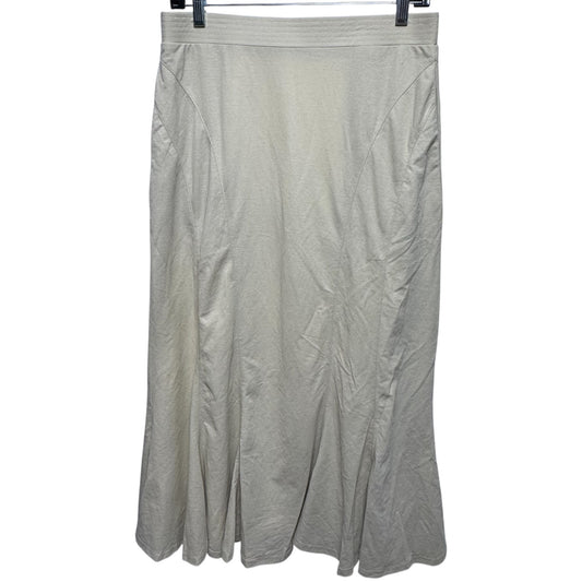 Skirt Maxi By OGL In Cream, Size: M