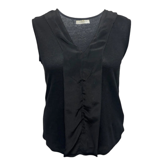 Silk & Linen Sleeveless Blouse Designer By Sandro, Size: Medium