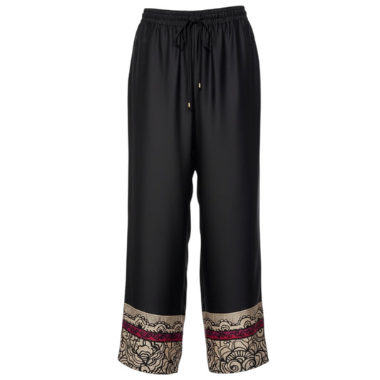 Obsidian Pants By Trina Turk In Black Multi-colored, Size: XS