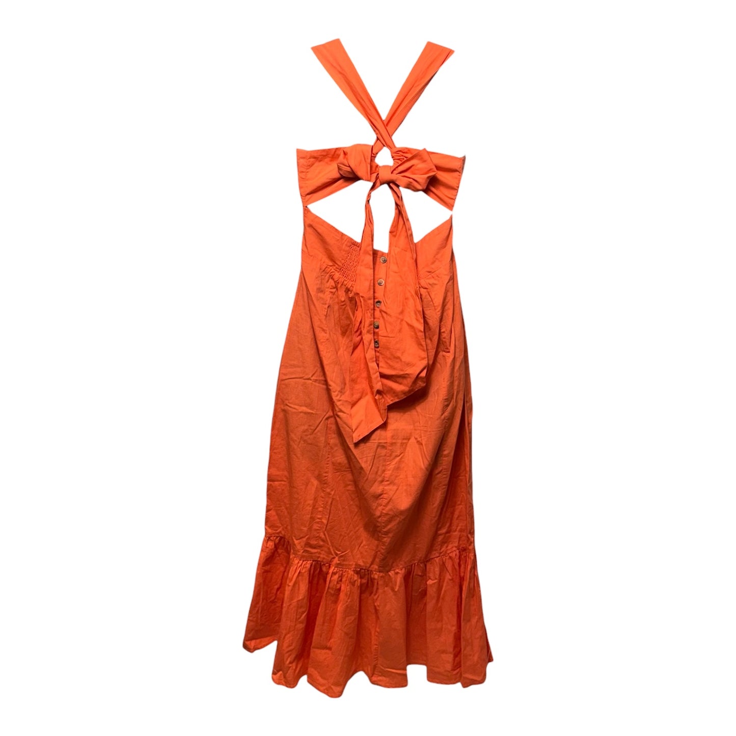 Laila Midi Dress By Free People In Orange, Size: XS