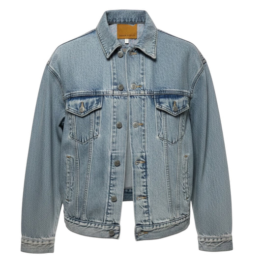 Jacket Denim By Denim Forum In Blue Denim, Size: M
