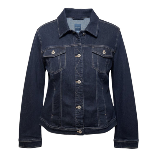 Jacket Denim By J. Jill In Blue Denim, Size: XL