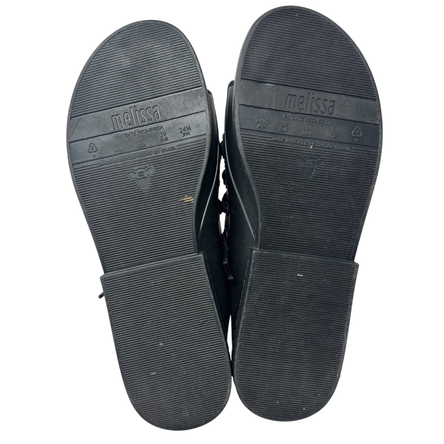 Ulitsa Slide Sandals By Melissa In Black, Size: 8