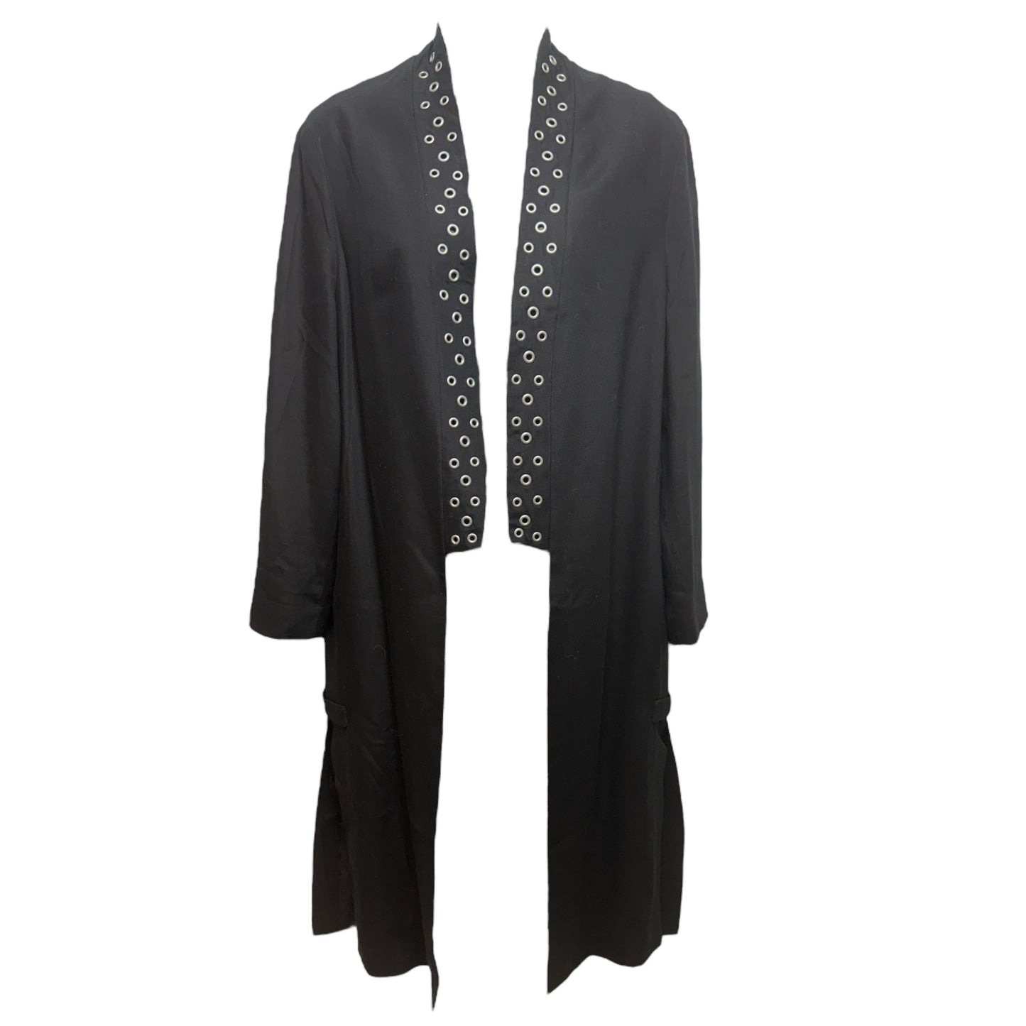 Kady Riveted Kimono Duster Designer By All Saints In Black, Size: S