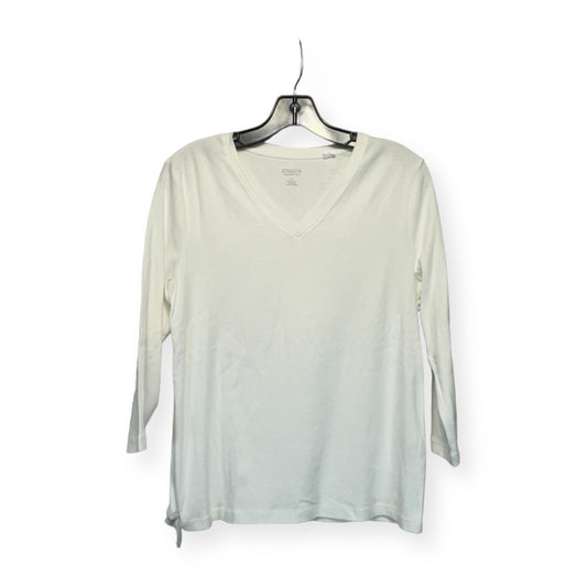 Top Long Sleeve Basic By Chicos  Size: 8