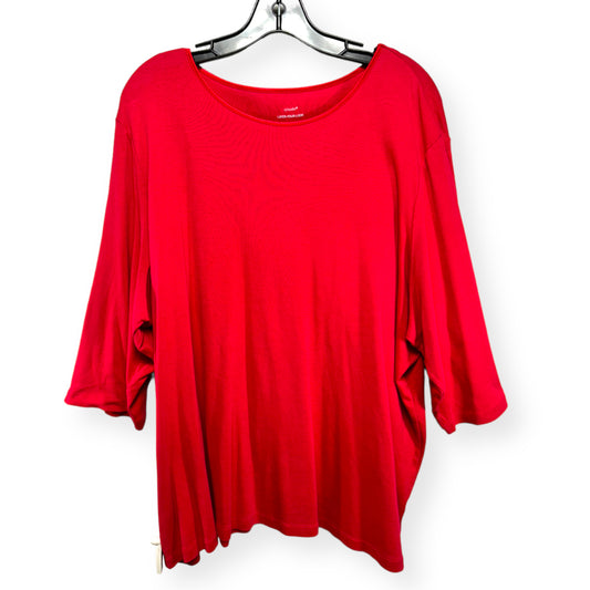 Top Long Sleeve Basic By Cj Banks  Size: 3x