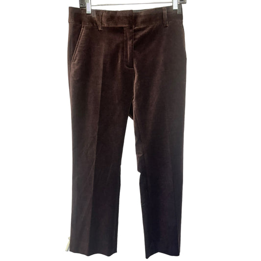 Le Crop Mini Boot Velvet Trousers Designer By Frame  Size: 2