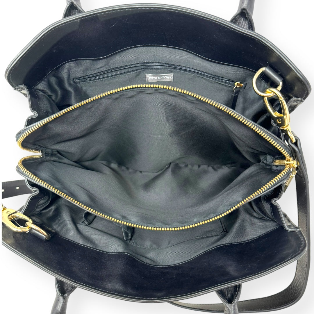 Handbag Leather By Chicos  Size: Medium