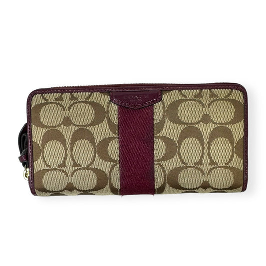 Wallet Designer By Coach O  Size: Large