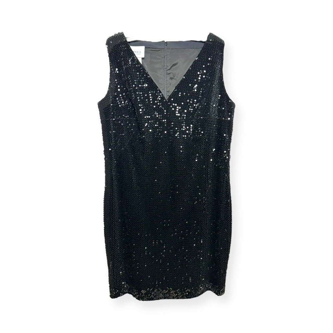 V-Neck Sequin Sheath Dress By Akris  Size: 12