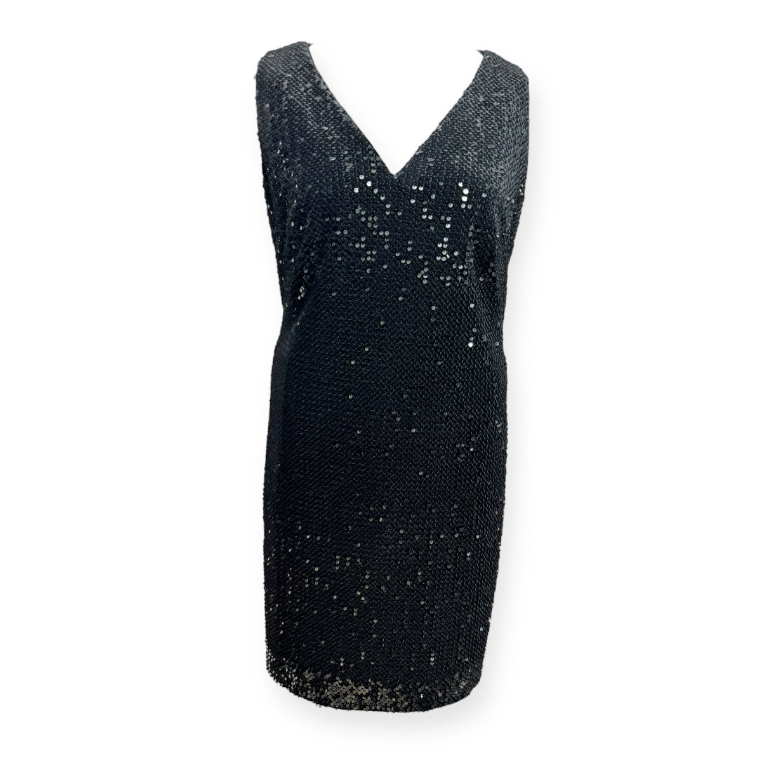 V-Neck Sequin Sheath Dress By Akris  Size: 12