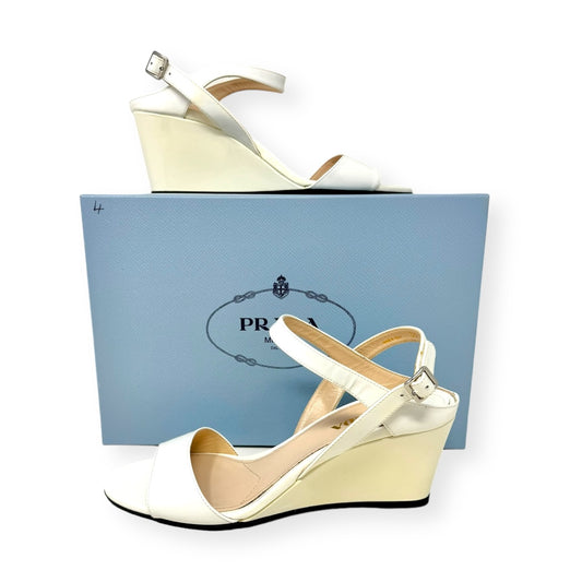 Calzature Donna Wedge Sandals Luxury Designer By Prada  Size: 9 (IT 39)