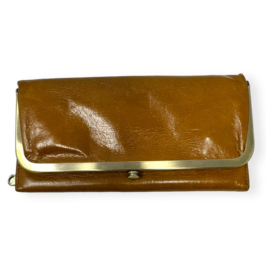 WOMEN'S LAUREN CONRAD TRIFOLD CLUTCH STYLE WALLET, BROWN, 8 X 4 X 2