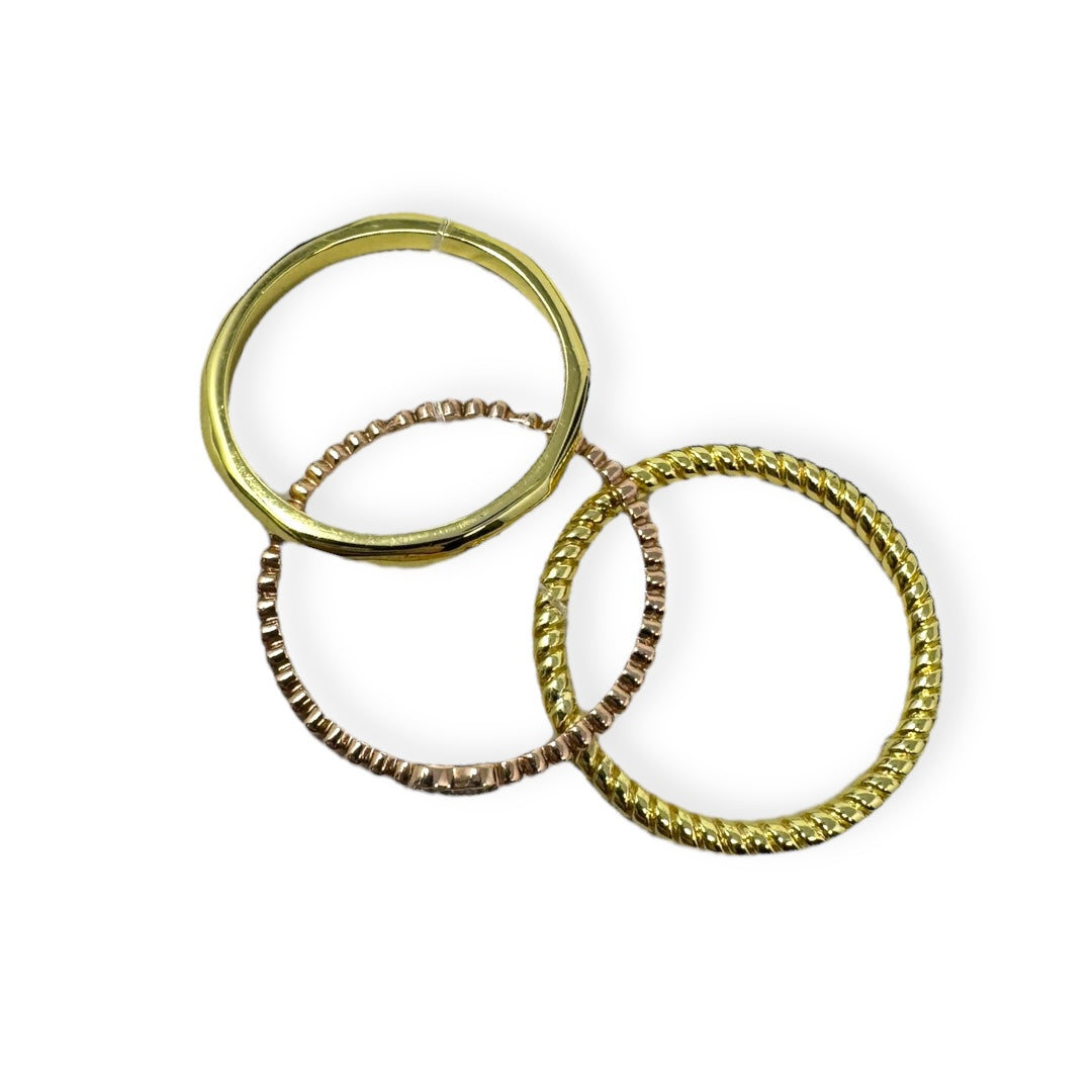 3 Stackable Rings  By Uncommon James
