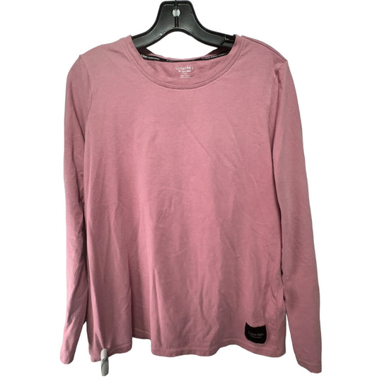 Top Long Sleeve Basic By Calvin Klein  Size: L