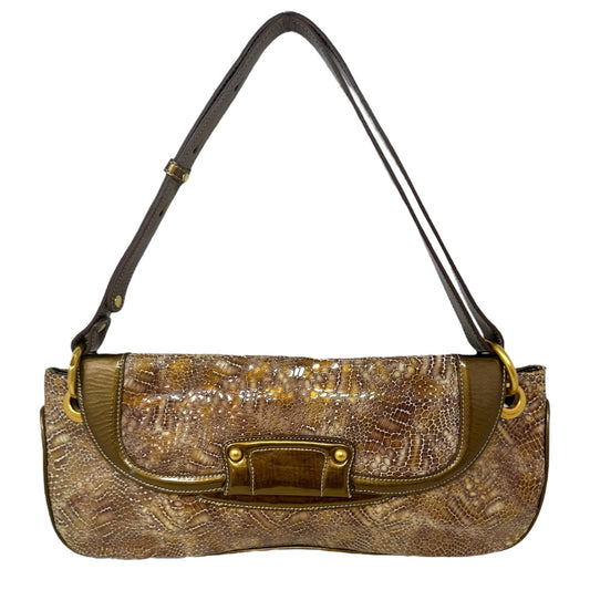 Simone Convertible Handbag - Python Designer By Brahmin  Size: Medium