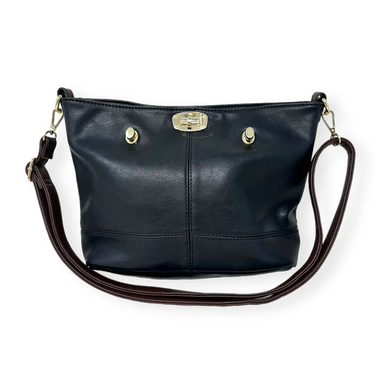 Handbag Leather By Diophy  Size: Medium