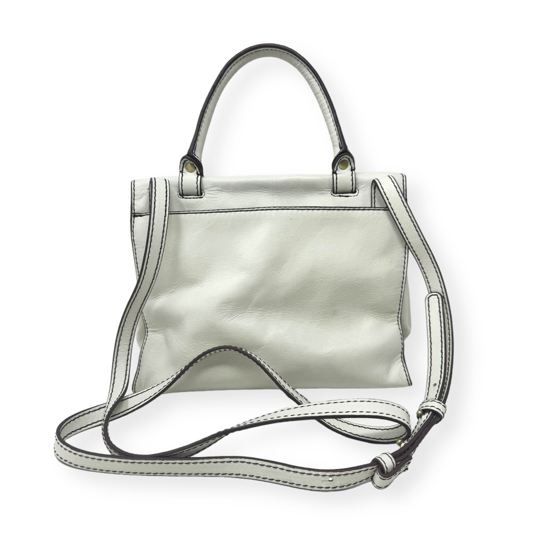 Meter Crossbody Latte Handbag Designer By Hobo Intl  Size: Medium