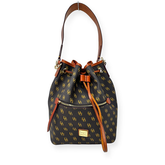 Gretta Drawstring Handbag Designer By Dooney And Bourke  Size: Large