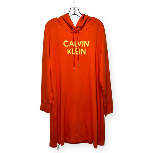 Sweatshirt Hoodie By Calvin Klein  Size: Xl