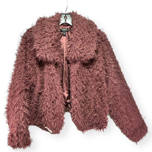 Jacket Faux Fur & Sherpa By Torrid  Size: 2x