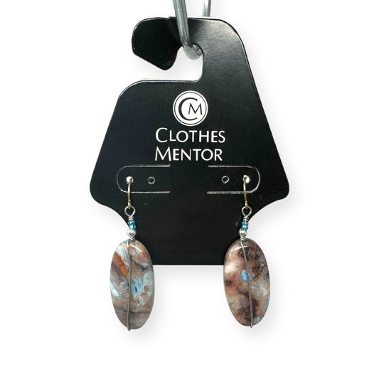 Agate Dangle/drop Earrings By Unknown Brand