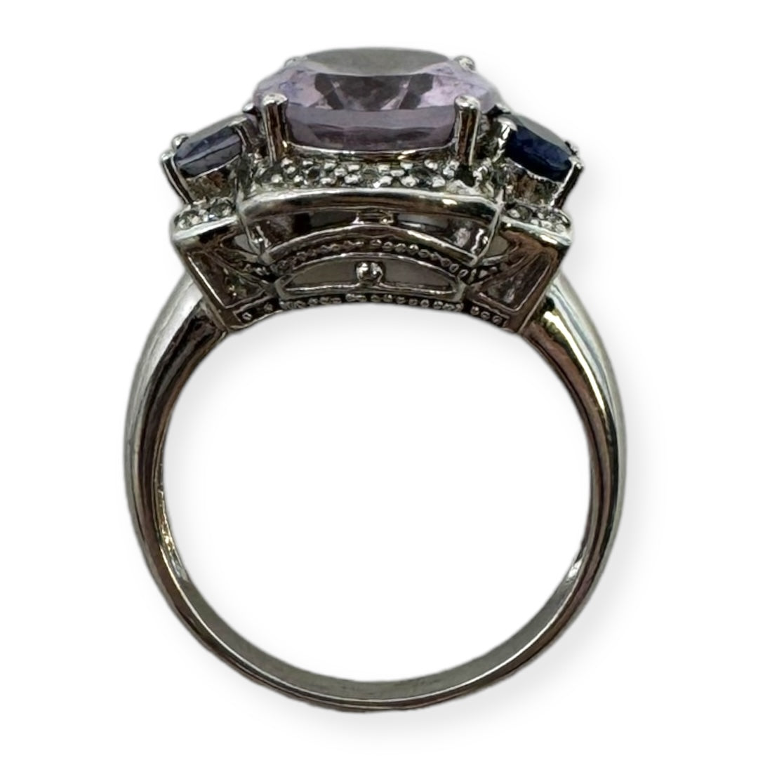 Amethyst Ring Sterling Silver By Unknown Brand  Size: 9