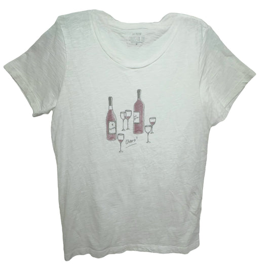 Collectible Graphic Tee - Wine Bottles By J. Crew  Size: M